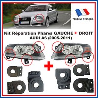 Satz Festsetzung Optik Scheinwerfer Links+Recht Nuckel Audi A6 05-11 4F09988122