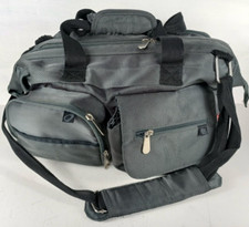 Fisher Price Gray Shoulder Diaper Bag 14 Compartments