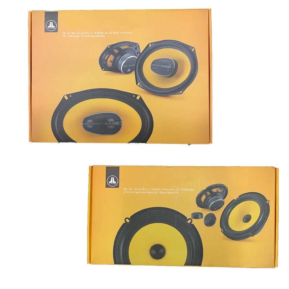 Altavoces coaxiales JL Audio 225 vatios pico 6x9 pulgadas 3 vías y 6,5" componente puerta coche Foto 2 de 2