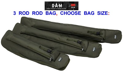 DAM 3 RUTENRUTE TASCHE MIT GROSSER SEITENTASCHE FÜR GROSSE MATCH FLOAT FEEDER KARPFENRUTEN