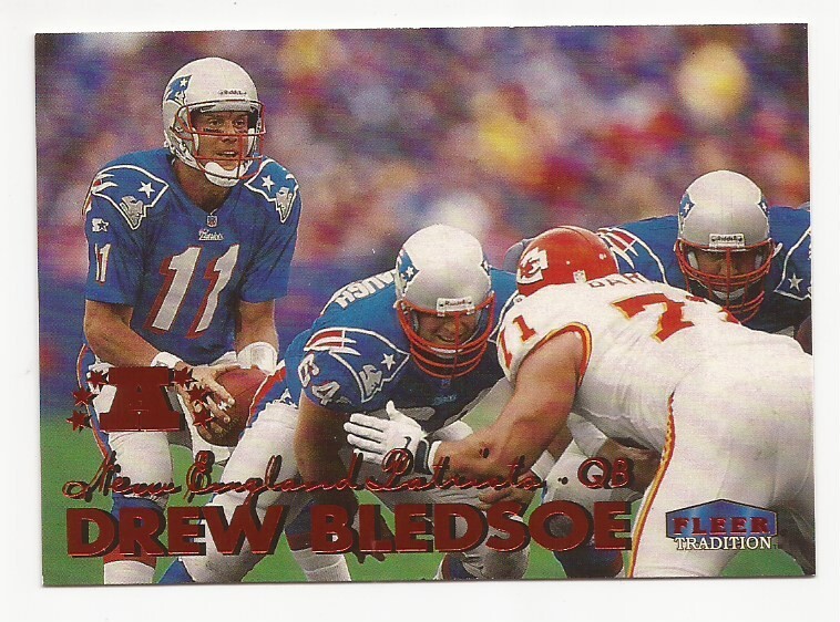 1999 Fleer Tradition Football Patriots Drew Bledsoe Card #29