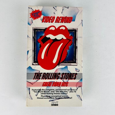 The Rolling Stones - Video Rewind: Great Video Hits VHS Tape