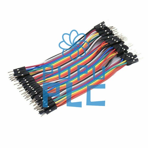 40PCS Dupont 10CM Male To Male Jumper Wire Ribbon Cable for Breadboard Arduino