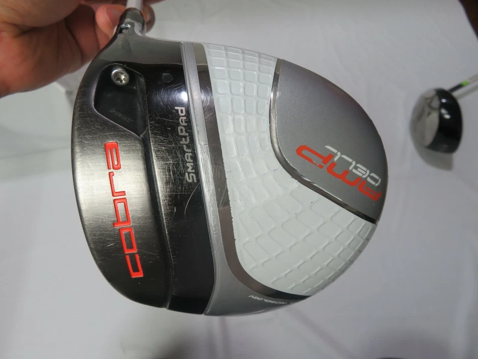 COBRA AMP CELL WHITE DRIVER Adjustable Mamiya Attas S-FLEX GOLF CLUB inv - Image 4 of 4