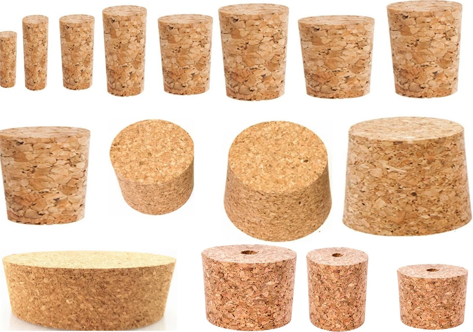 Fasskorken KORKEN aus NATURKORK Flaschenkorken NATURKORKEN STOPFEN Spitzkorken - Bild 1 von 2