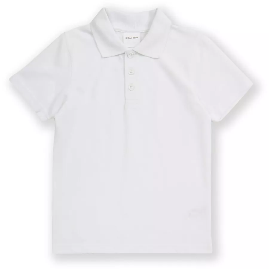 Plain white golf clearance shirt