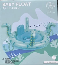 Coconut Grove By Sunnylife      Oscar the Octopus Baby Pool Float