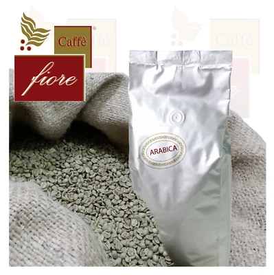 500 g. CAFFÈ VERDE CRUDO IN GRANI Qualità ARABICA Torrefazione Caffè fiore