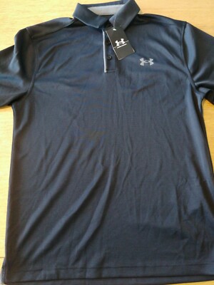 Under Armour Tech Polo Navy Größe M Neu mit Etikett