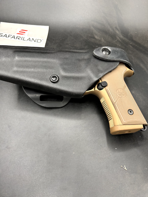New SAFARILAND Beretta 92 M9, M9A1 M9A3 Belt Holster Black 6005-73