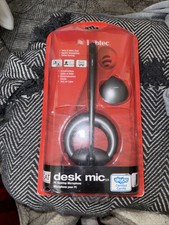 Labtec Desk Mic 524 Pc Desktop Computer Microphone Voice Video Chat Gaming