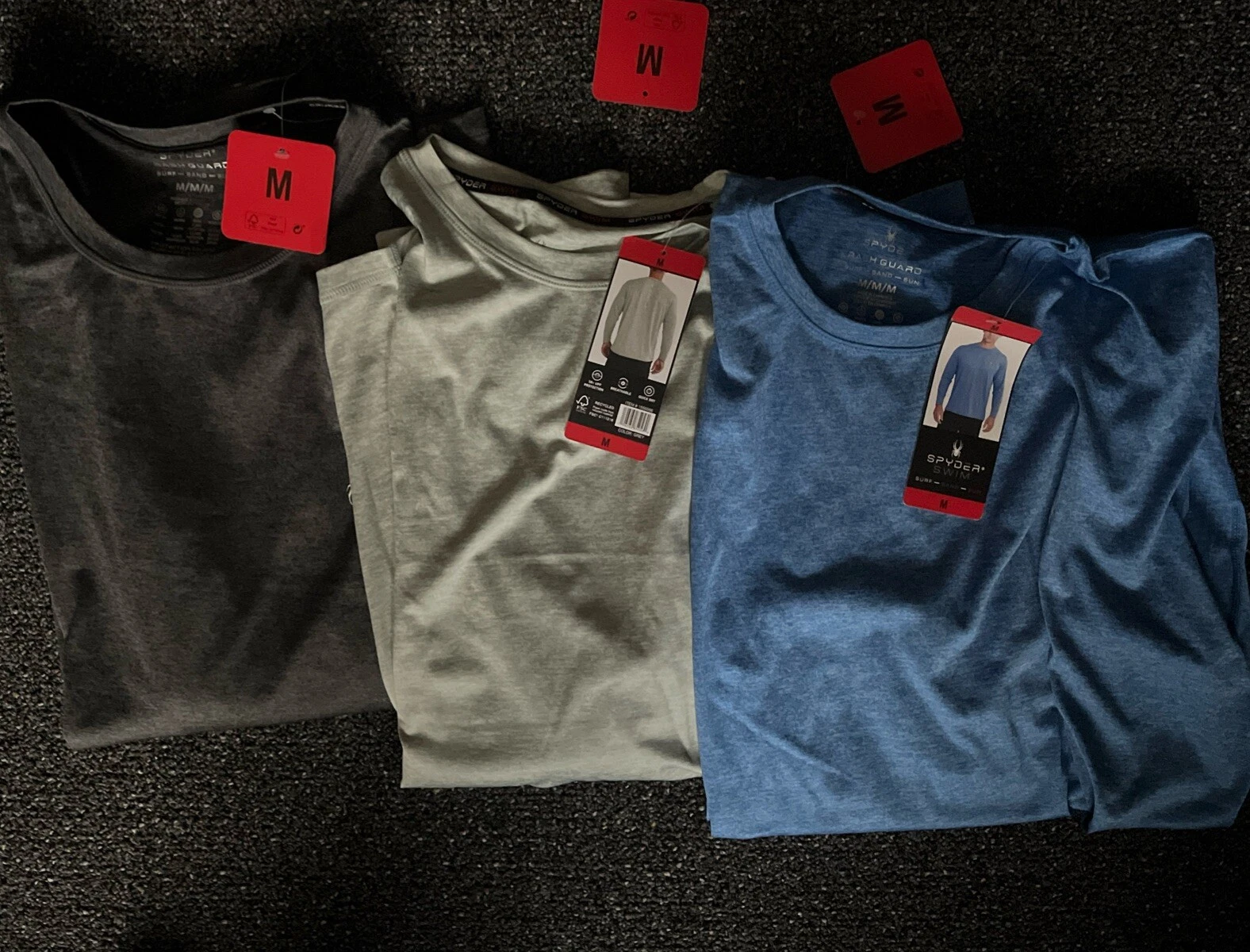 Spyder Sun-Swim Shirt pullover LSRash Guard gray-green M,L Blue M Black M NWT
Opens in a new window 
