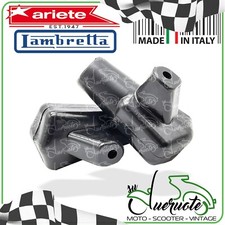 GOMMINI CAVALLETTO SCARPETTE NERE PER LAMBRETTA LI 125 150 TV 175 200 SPECIAL DL