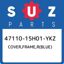 47110-15H01-YKZ Suzuki Cover,frame,r(blue) 4711015H01YKZ, New Genuine OEM Part
