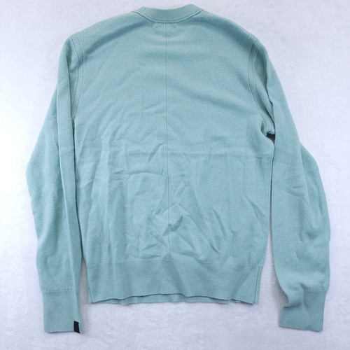 Rag & Bone Harding Cashmere Crew Sweater In Rover Green Mens Size M NWT - Picture 5 of 5