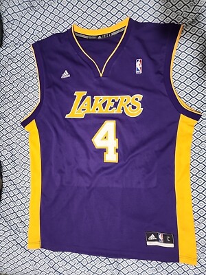 Vintage Adidas Los Angeles Lakers Luke Walton #4 Jersey Large