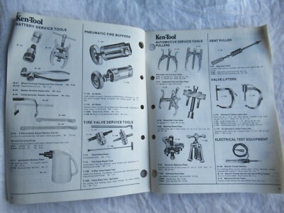 1973 Ken-Tool tool catalog K470 brochure | eBay