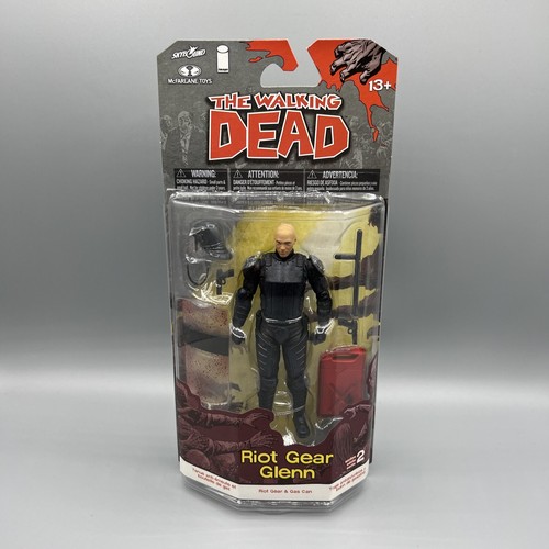 McFarlane Toys The Walking Dead RIOT GEAR GLENN Action Figure Comic Series 2 NEW 787926144413 eBay
