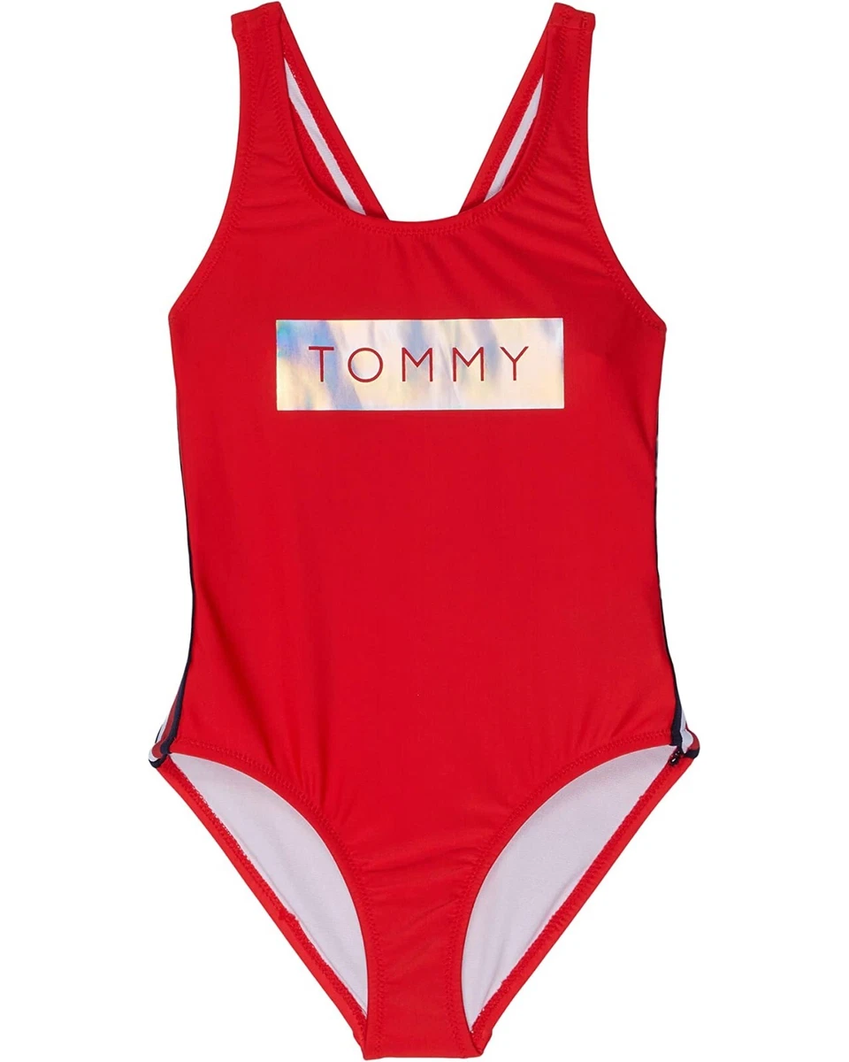 Tommy hilfiger top swimsuit red
