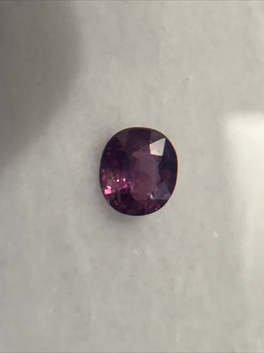 Certified Natural Pink Sapphire 1ct oval-cut