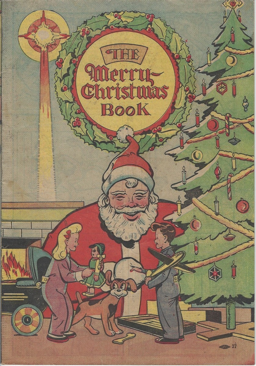 THE MERRY CHRISTMAS BOOK c 1950 SANTA GIVEAWAY PROMO COMIC VFNM
