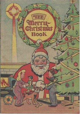 THE MERRY CHRISTMAS BOOK c 1950 SANTA GIVEAWAY PROMO COMIC VFNM