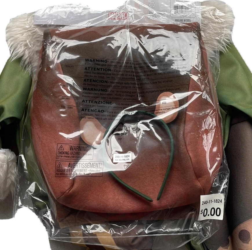 Disfraz de Ardilla Guerreros Secretos Marvel Rising para Niñas Talla M Foto 4 de 4