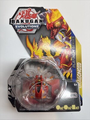 Bakugan Evolutions Platinum Series Dragonoid Diamond True Metal New 2022