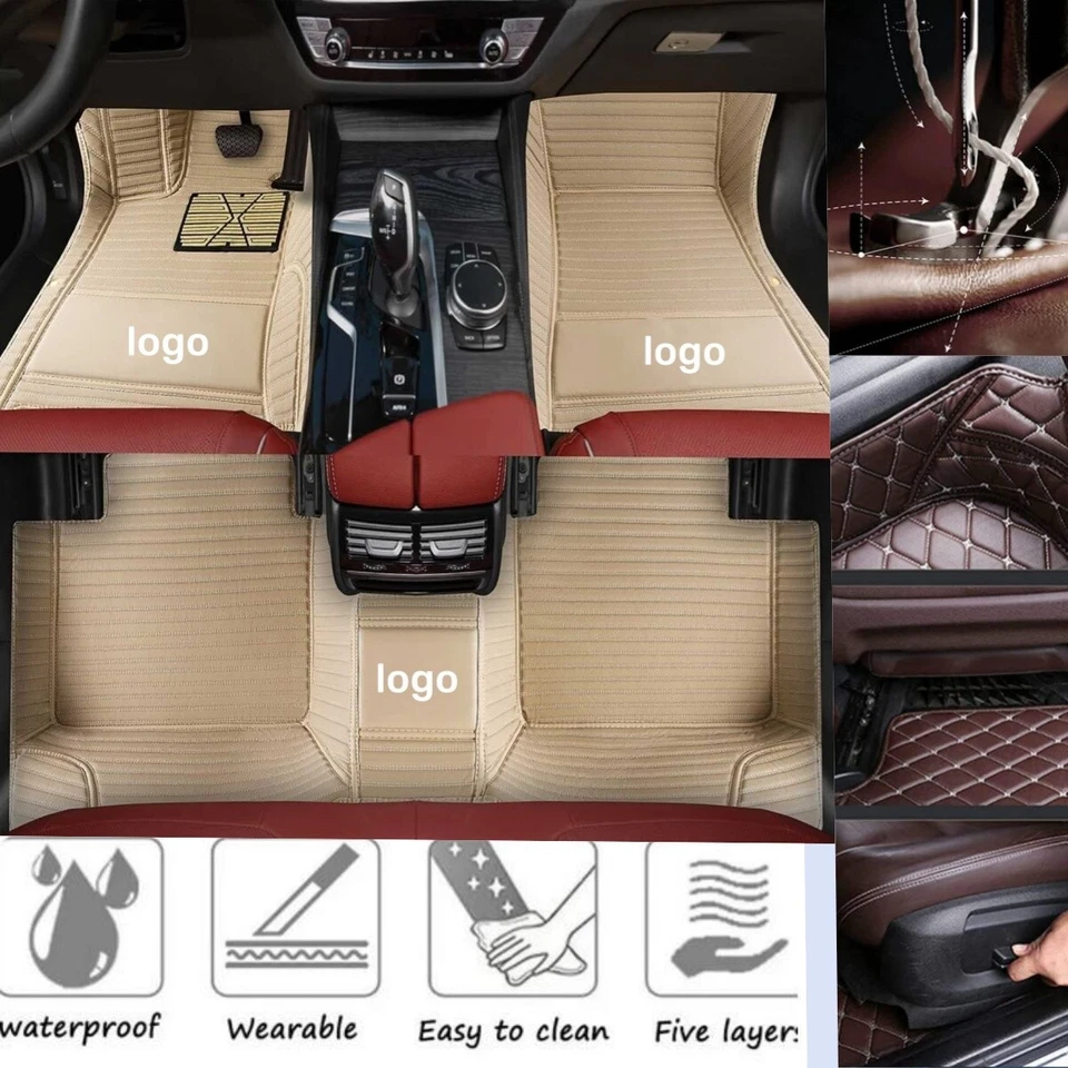 For Hyundai Veracruz 2007-2012 Car Floor Mats Waterproof Auto Liner Carpets - Imagem 4 de 4