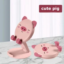 Cute Cartoon Holder Foldable Portable Cell Phone Tablet Stand Support Desktop