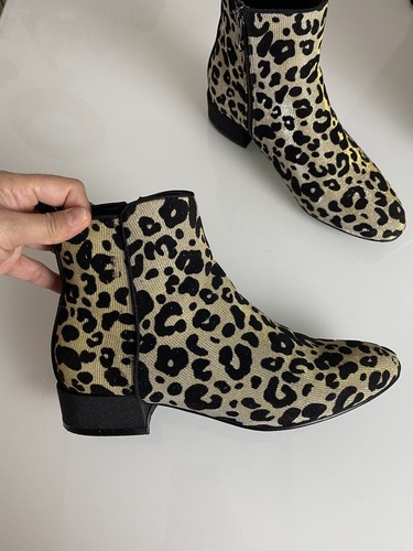Stivaletto Donna Maculato Laminato Nero Oro Minu Collection Numero 39 In Ottim - Foto 11 di 15
