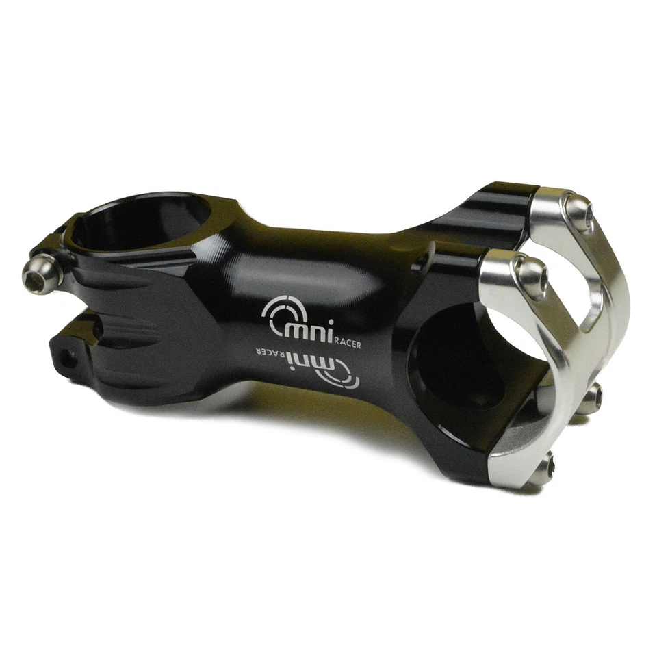 OMNI Racer WORLDS LIGHTEST RACE-Lite Handlebar Stem & Ti Bolts 31.8x110mm BLACK - Image 4 of 4