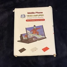 Smartphone Screen Magnifier 3D Video Mobile Phone Amplifier Stand Bracket US