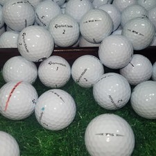 24 TaylorMade TP5 White Used Golf Balls 4A AAAA Near Mint