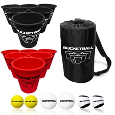 BucketBall - Team Color Edition - Combo Pack (Black/Red)