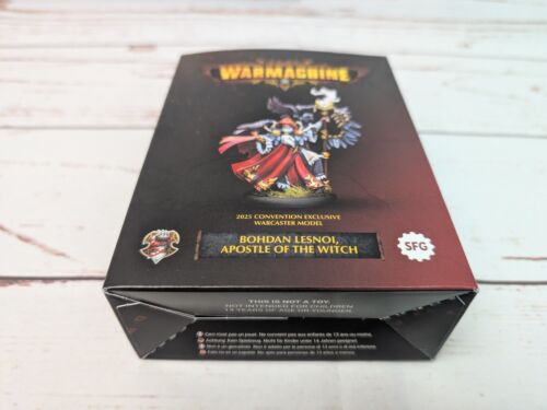 Warmachine Bohdan Lesnoi Apostolo della Strega Con Esclusiva 2025 Nuova con scatola Khador - Foto 5 di 6