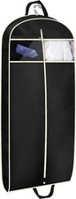 MISSLO 43" Gusseted Travel Garment Bag with Accessories Zipper Pocket Breathable
