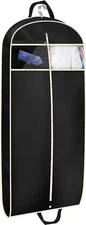 MISSLO 43" Gusseted Travel Garment Bag with Accessories Zipper Pocket Breathable