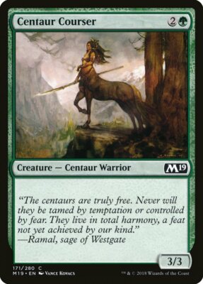 Magic MTG Tradingcard Core Set 2019 Centaur Courser 171/280