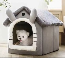 Large Pet House Kennel, Soft, Bed, All Pets
