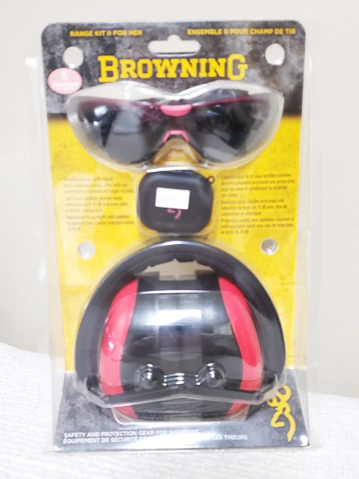 Browning Range Kit II para ella - Gafas de tiro, tapones para los oídos y orejeras Foto 4 de 4