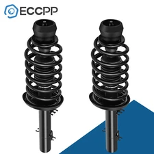 For Volkswagen VW Golf Jetta Beetle 2 Front Shocks Strut & Coil Springs & Mounts