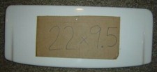 CHIP ON BACK 22 x 9.5  MEASURE NO FLAWS WHITE Peerless 6100 toilet tank lid