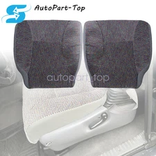 1998-2002 Fits Dodge Ram 1500 2500 SLT Driver & Passenger Bottom Seat Cover Gray