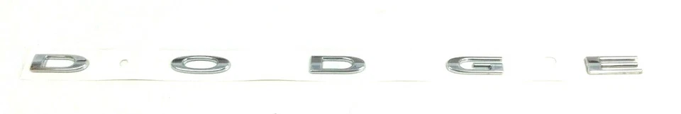 Dodge Journey Charger puerta levadiza central trasera cromada placa de identificación emblema nuevo OEM Foto 2 de 4