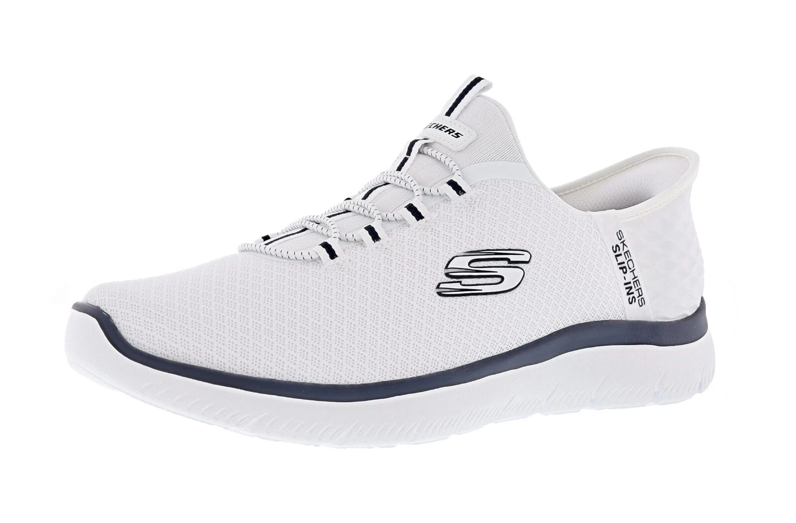 SKECHERS MEN'S SLIP-INS: SUMMITS-HIGH RANGE 232457W/WNV WIDE WIDTH WALKING SHOES