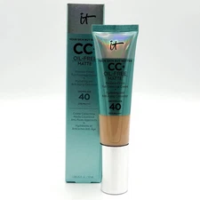 IT COSMETICS CC+ Oil Free Matte Full Coverage Foundation Cream SPF 40 - Light