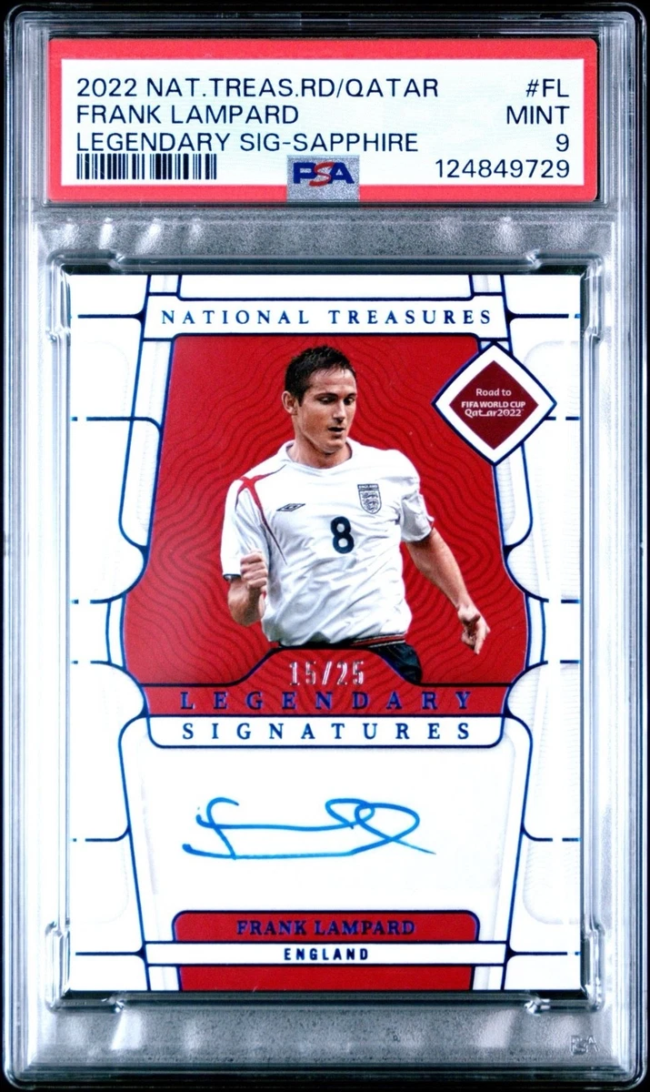 Carte Panini National Treasures 2022 - Rooney & Owen Auto /49 - Angleterre FIFA World Cup