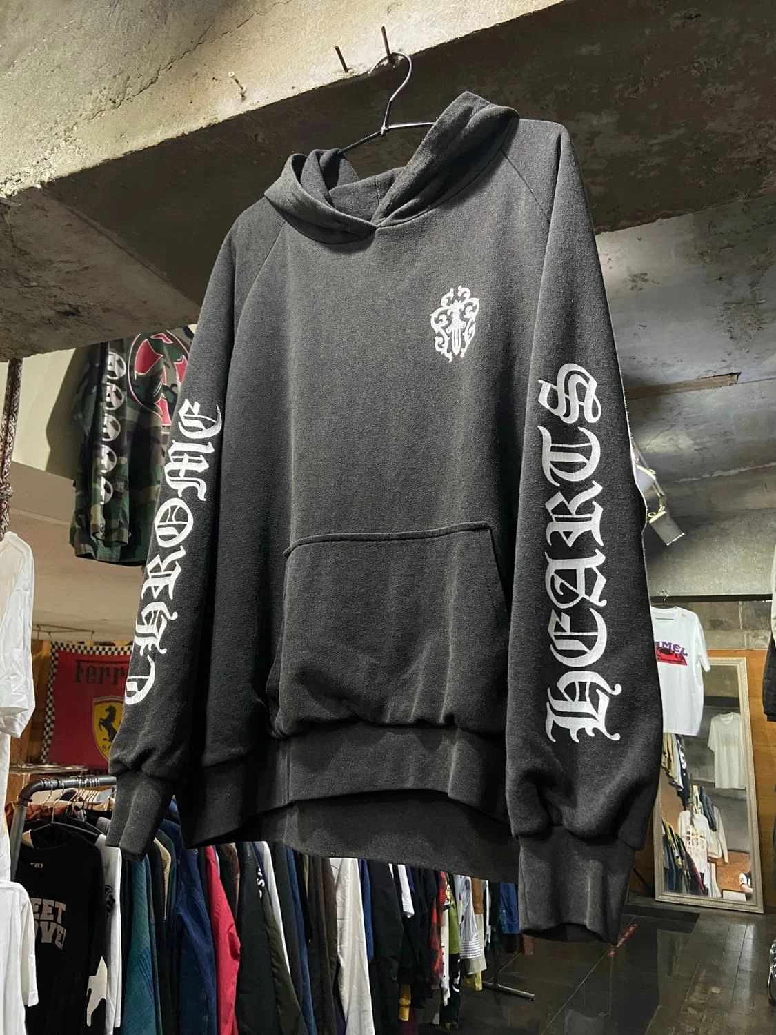 90s Chrome Hearts Dagger Oval Hoodie
