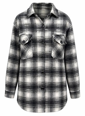 Thread & Supply Checkered Jacket Size S Pre-Loved Cozy